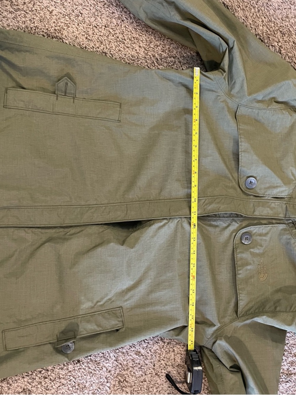 The North Face Women’s Olive Green Hooded Jacket - Picture 6 of 6